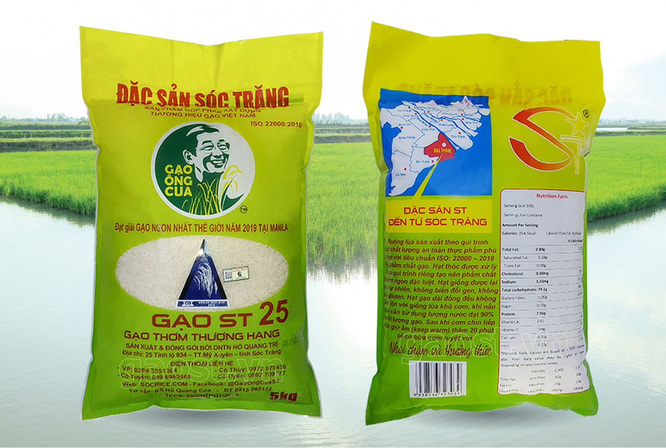 Gạo ST25 ông Cua (5kg)