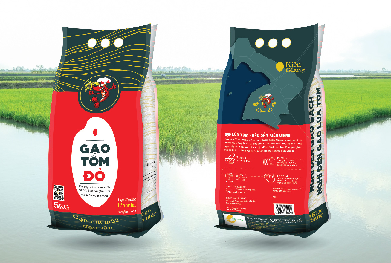 Gạo Tôm Đỏ (5kg)
